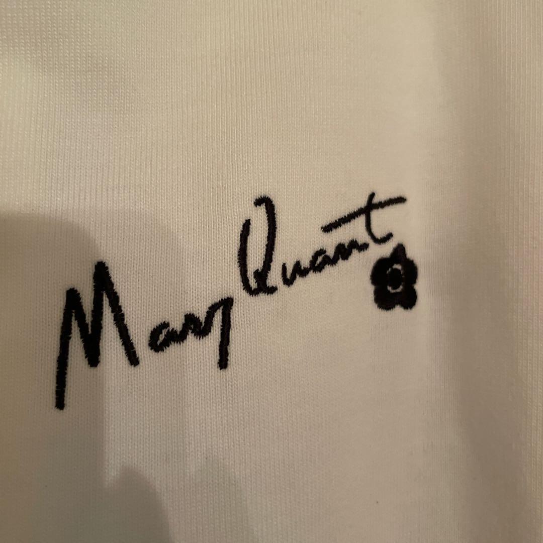 MARY QUANT ☆ロゴ刺繍 Tシャツ ホワイト袖と後ろのタックが可愛い♡ — image 2
