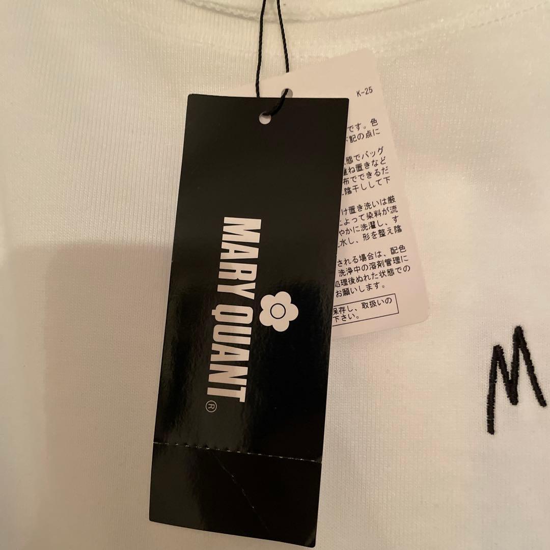 MARY QUANT ☆ロゴ刺繍 Tシャツ ホワイト袖と後ろのタックが可愛い♡ — image 5