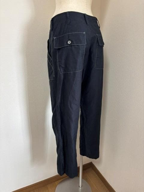 最終価格 United Arrows BRACTMENT 黒 麻カジュアルパンツ — image 2