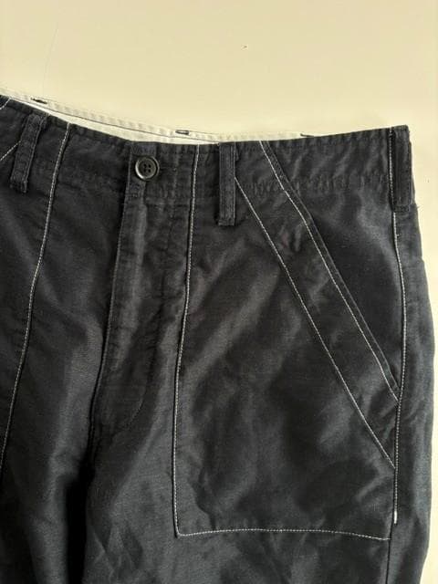 最終価格 United Arrows BRACTMENT 黒 麻カジュアルパンツ — image 4