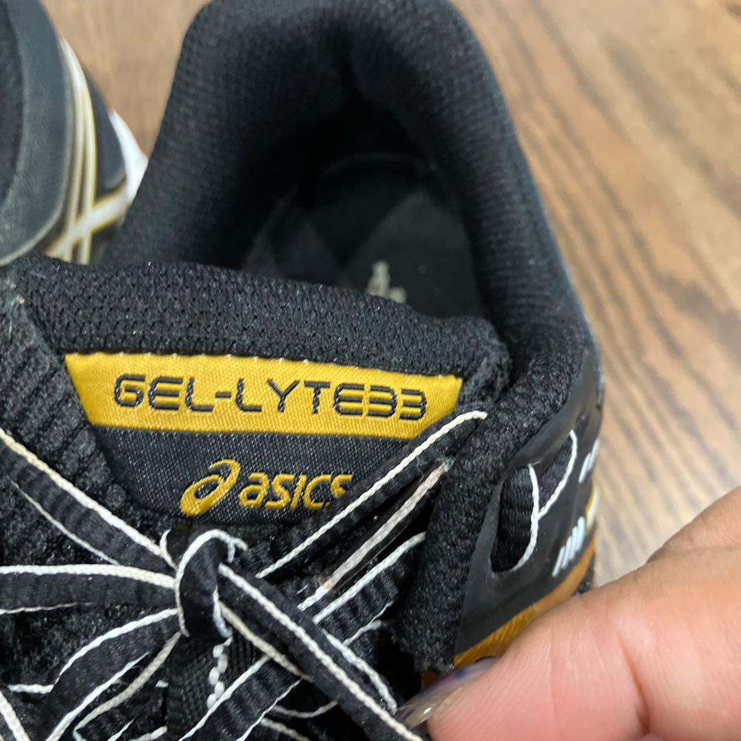 ASICS スニーカー TJA112 25.0cm ブラック ゴールド — image 4