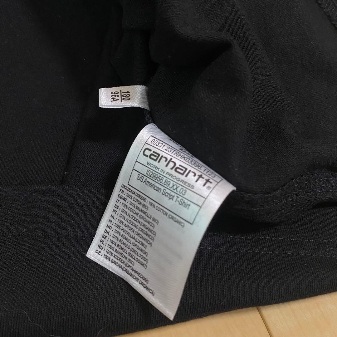 carhartt wip american script t シャツ ブラック — image 3