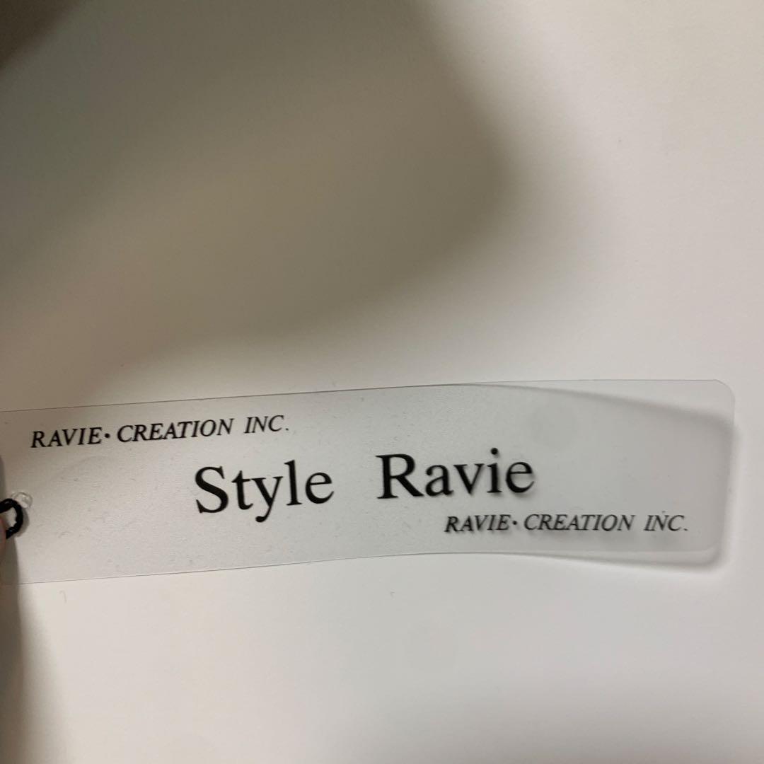 Style Ravie 黒と白の花柄ひざ丈ワンピース 半袖 — image 5