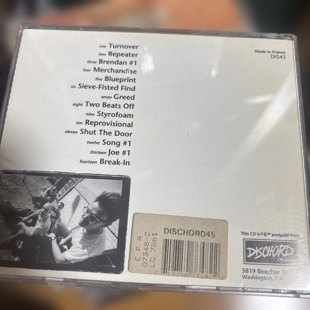 Fugazi Repeater + 3 Songs CD — image 2