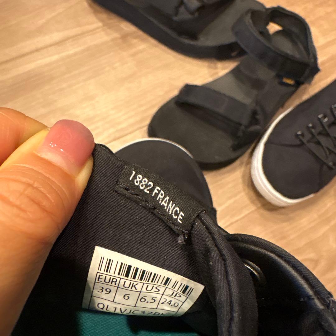Teva サンダル リーコック スニーカー まとめ ブラック 防水 レディース — image 4