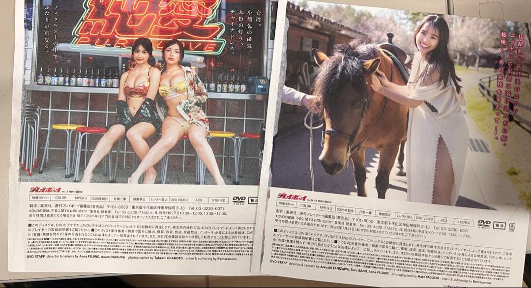 エリマリ姉妹　豊島心桜　週刊プレイボーイDVD 未開封2枚組 — image 2
