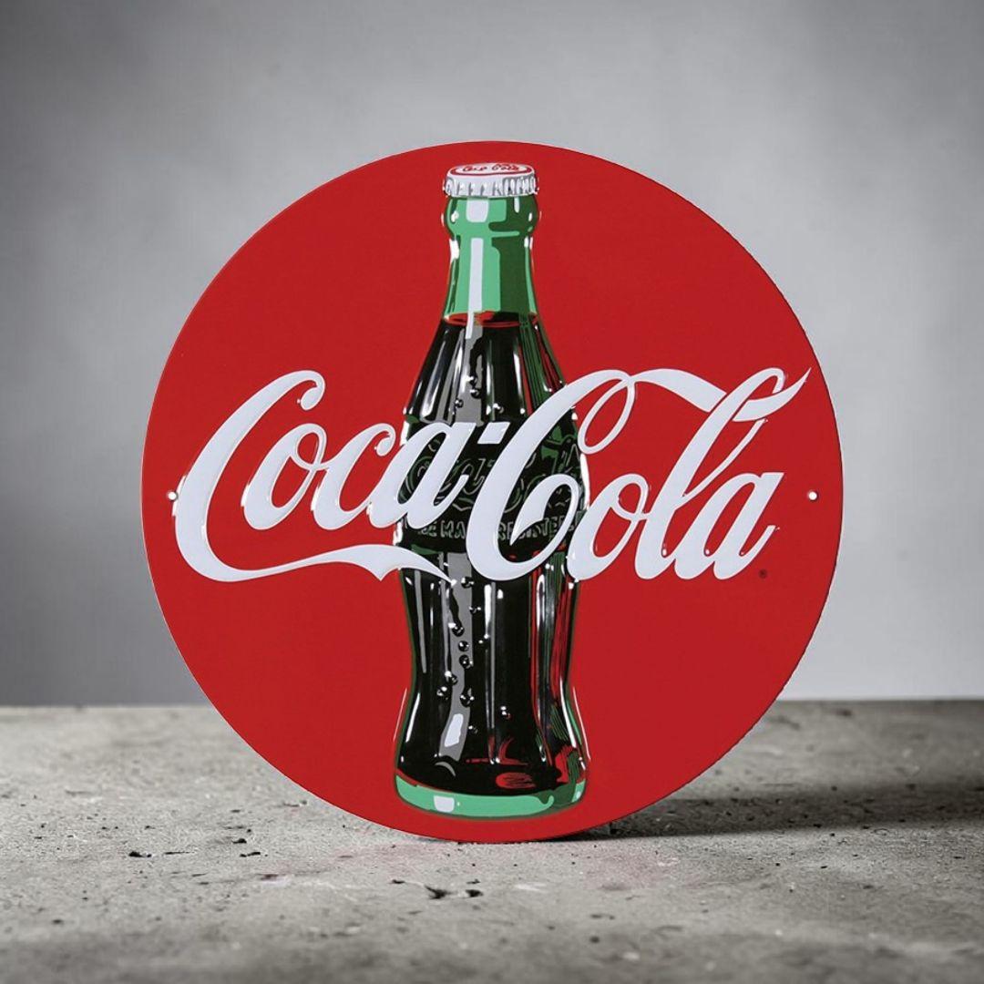 コカ・コーラ Coca-Cola ブリキ看板 アメリカン雑貨 USA — image 2
