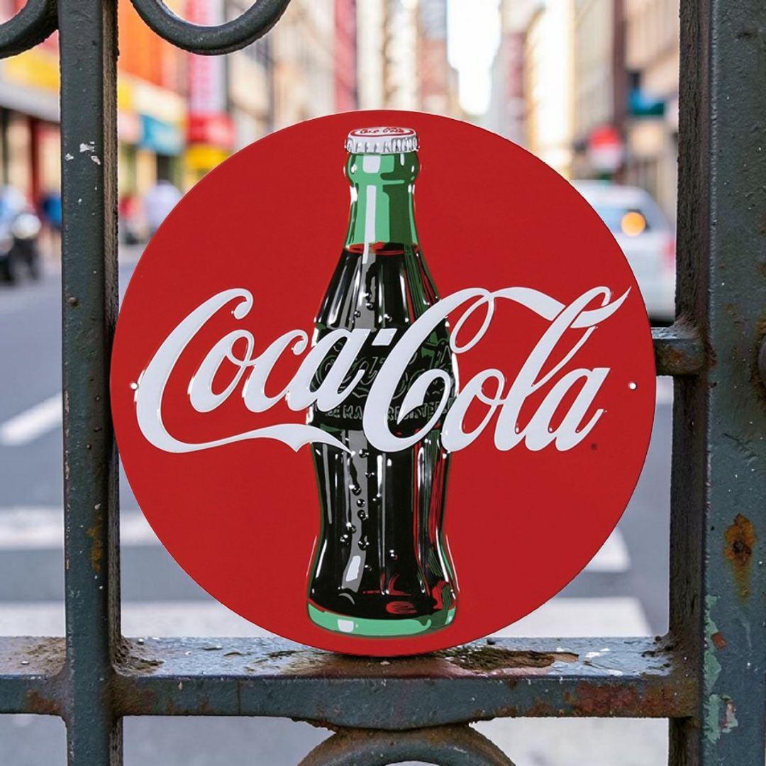 コカ・コーラ Coca-Cola ブリキ看板 アメリカン雑貨 USA — image 3