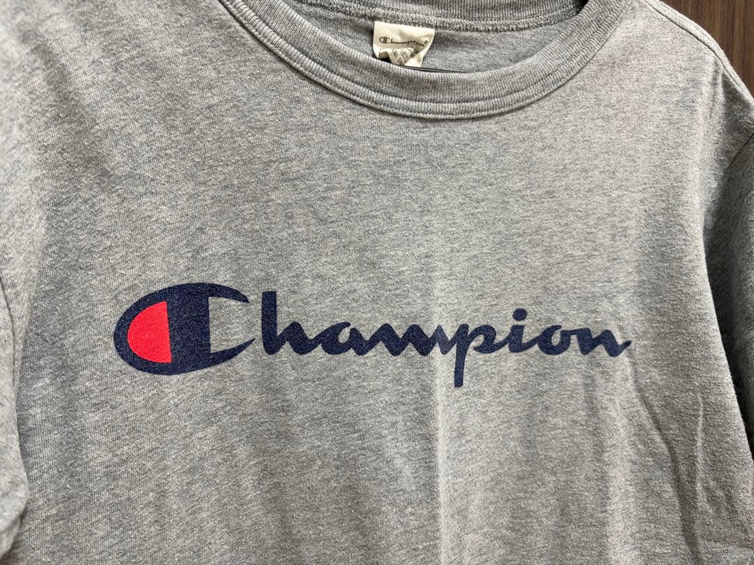 チャンピオン 半袖 Tシャツ グレー S — image 3