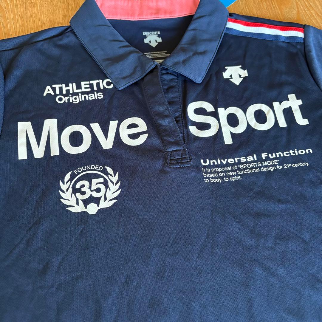 DESCENTE Move Sport デサント ポロシャツ　Lサイズ — image 3