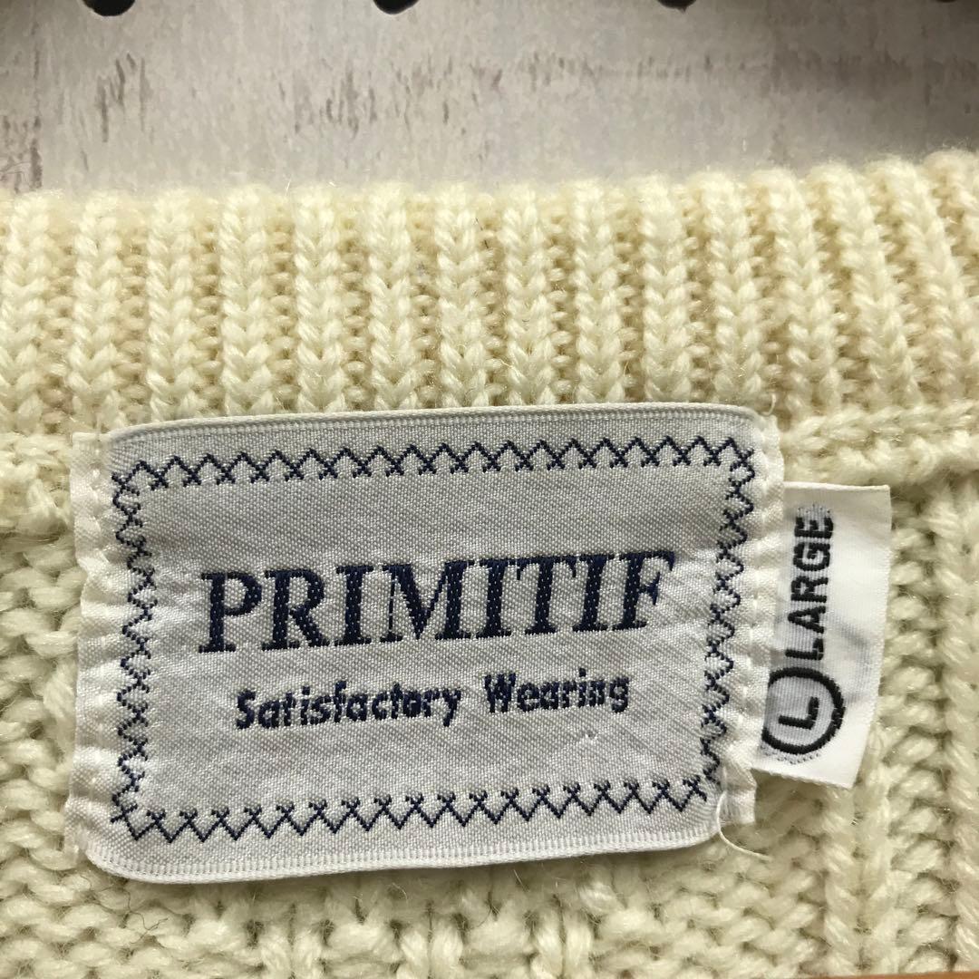 カレッジ レトロ PRIMITIF ノルディック チルデンニットセーター — image 2