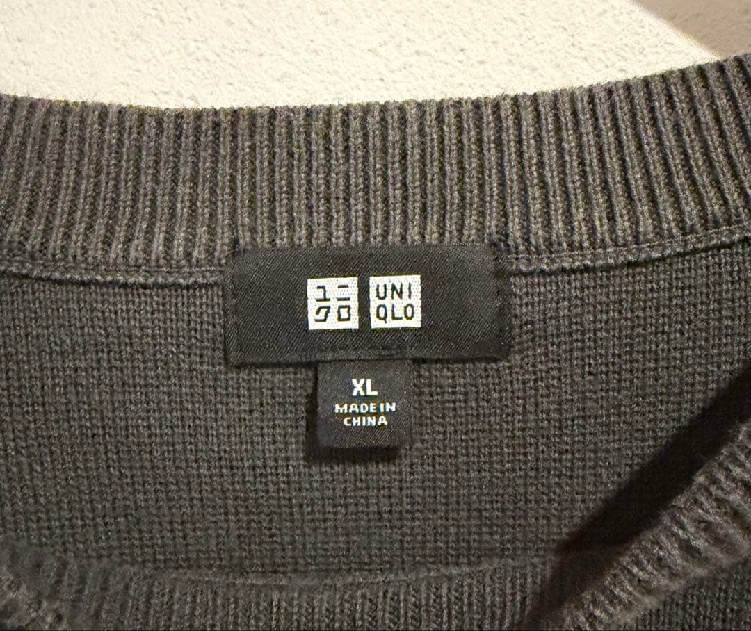 UNIQLO グレー ニット XL — image 3