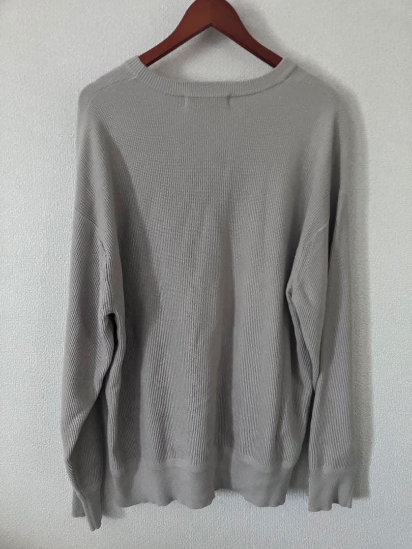 GREEN LABEL RELAXING グレー コットンカノコニットXL — image 2