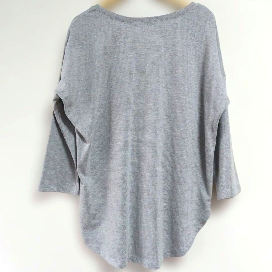 【美品】LEPSIM LOWRYSFARM グレー 七分袖シャツ M レプシィム — image 2
