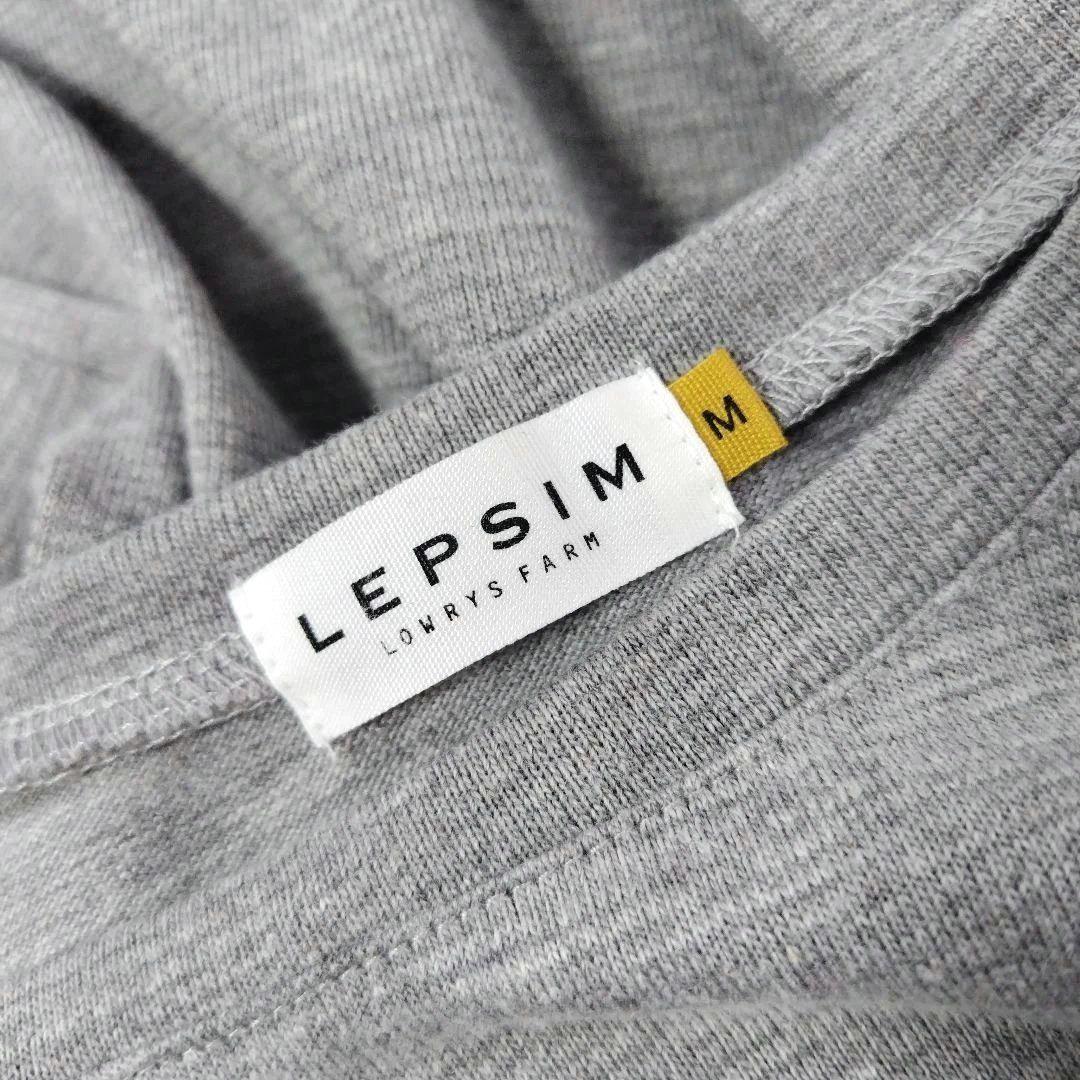 【美品】LEPSIM LOWRYSFARM グレー 七分袖シャツ M レプシィム — image 3
