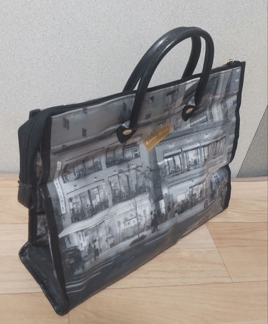 Kiinigs-Krone ケーニヒスクローネ ビニールバッグ　モノクロ — image 3
