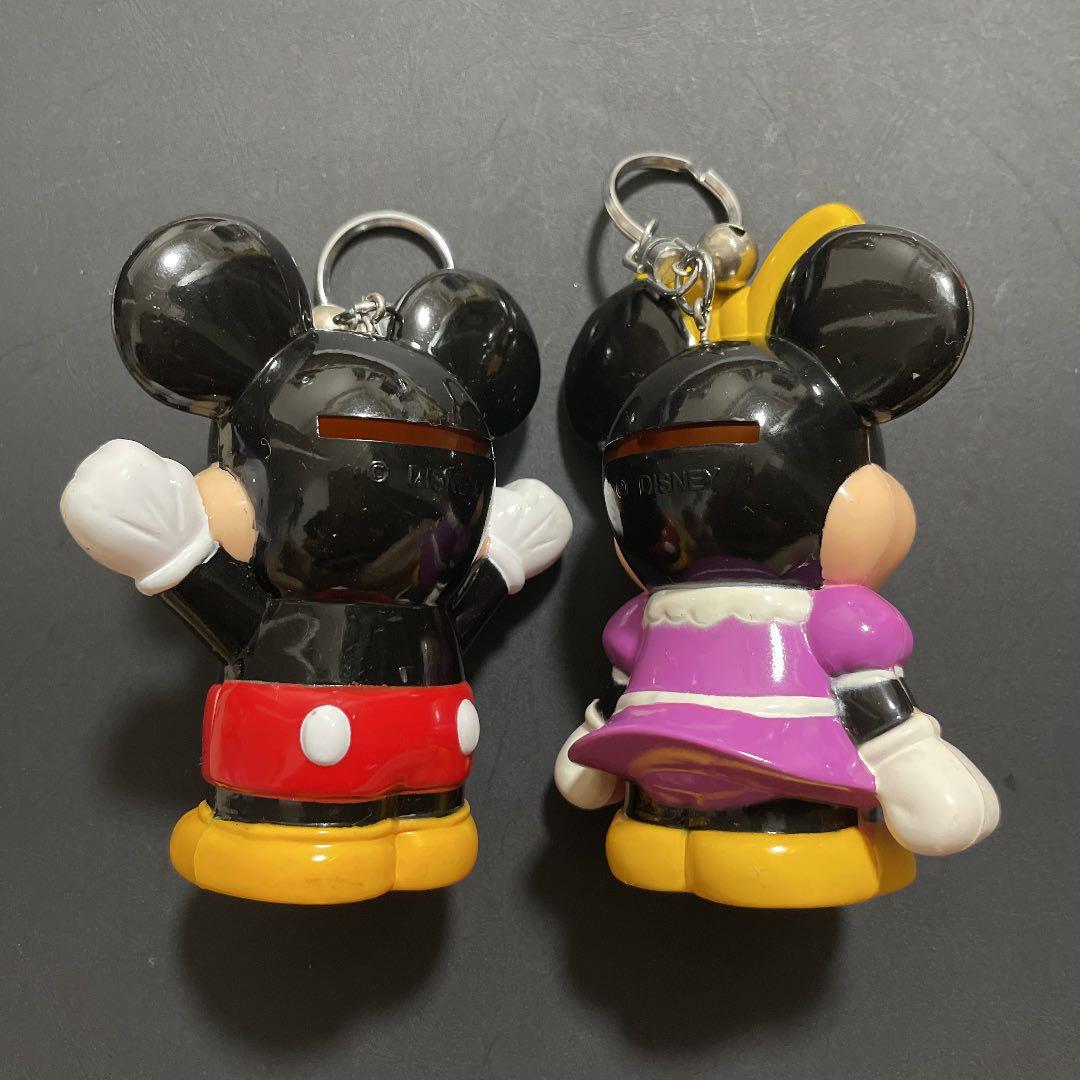 ディズニー ミッキー ミニー キーホルダー 2個セット　貯金箱式のキーホルダー — image 2