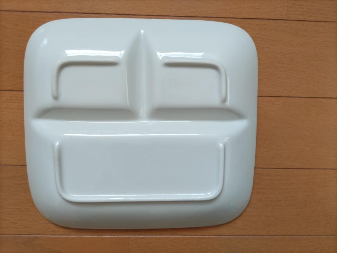 仕切り付　ワンプレート皿（陶器製）5枚（枚数 2枚～応相談） — image 3
