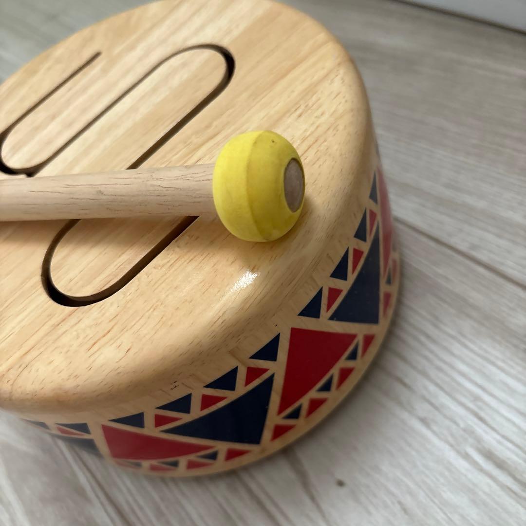 PLANTOYS Solid Drum 6404 知育玩具 木製ドラム — image 4