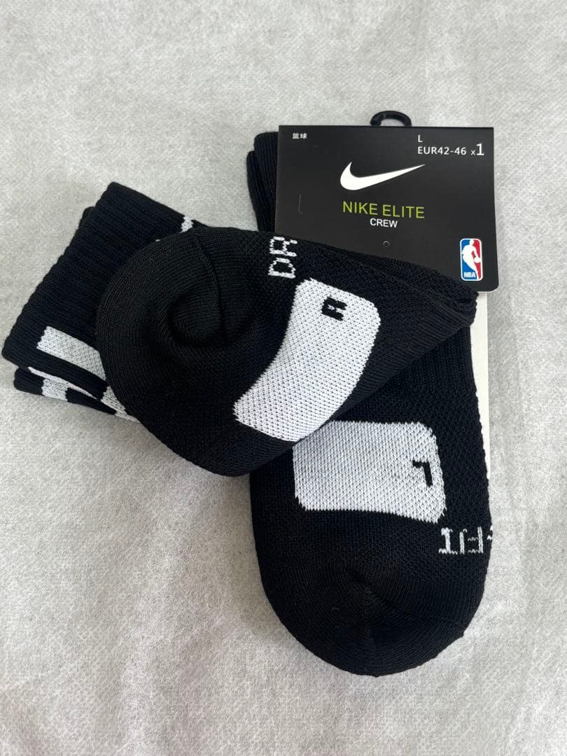 NIKE ELITE CREW ソックス ブラック 1PAIR — image 3