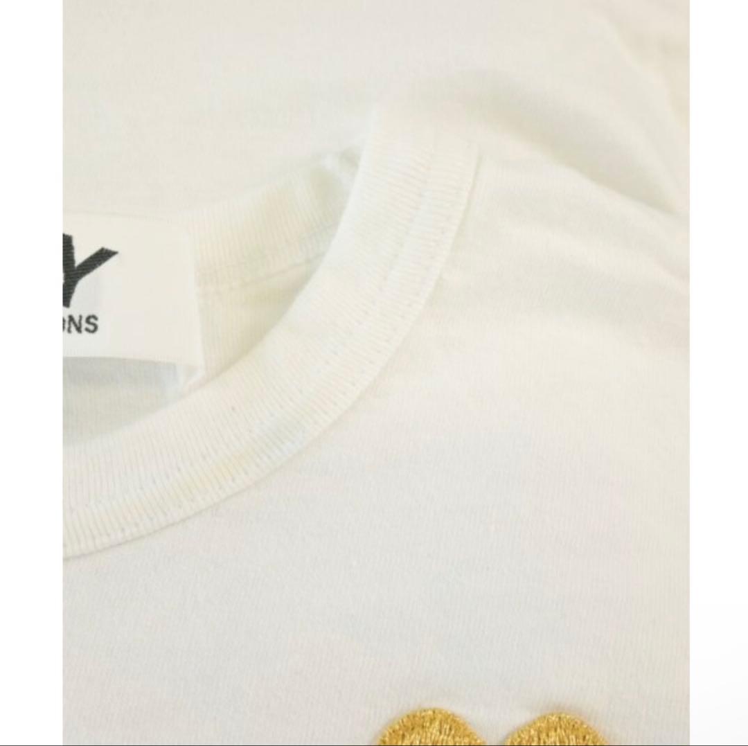 PLAY COMME des GARCONS Tシャツ ホワイト XXS — image 4