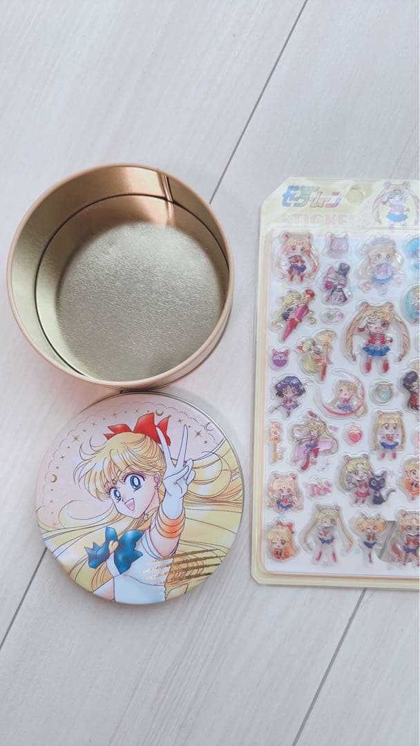 スーパーセーラーヴィーナス　空缶　CACAOCAT シール付き — image 2