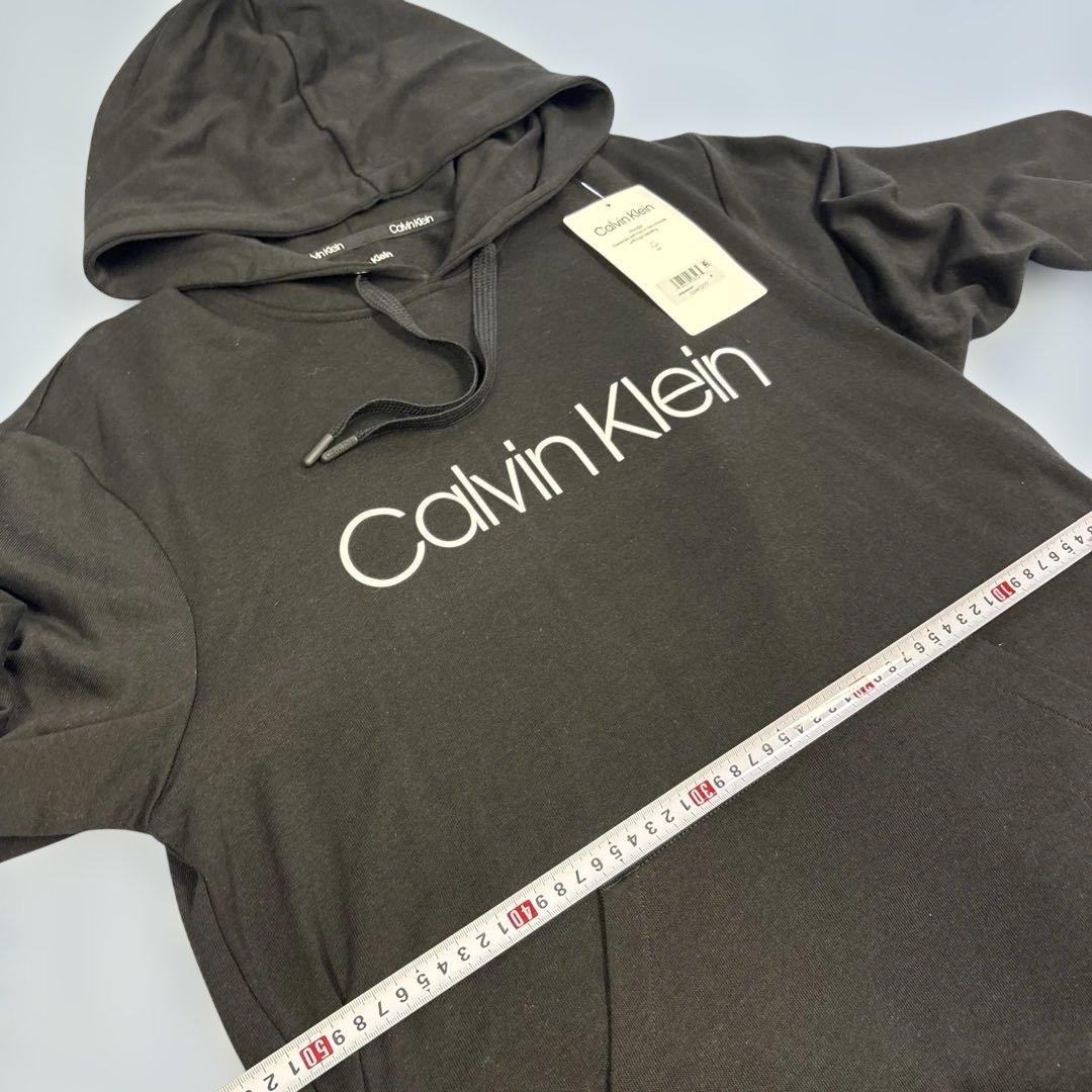 【新品未使用】Calvin Klein プルオーバー パーカー ブラック M — image 4