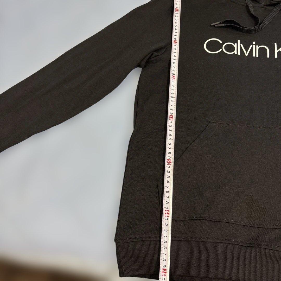 【新品未使用】Calvin Klein プルオーバー パーカー ブラック M — image 5