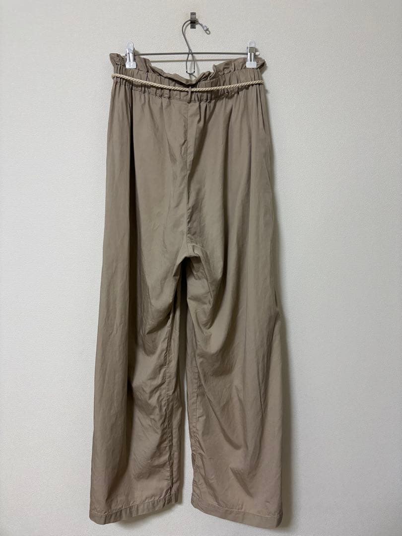 ニコアンド DRYイージールーズパンツ　ベージュ　Lサイズ — image 3