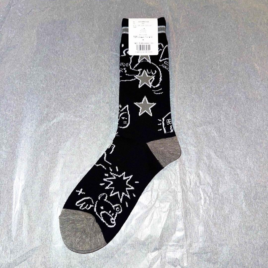 タグ付き　新品　約32%割引　バジャック　靴下2足　黒紺　定価¥5,060分 — image 2
