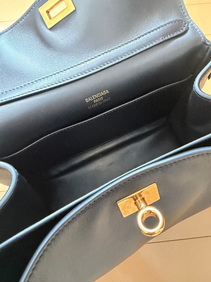 BALENCIAGA ロデオ ミニ ブラック スムースカーフ ショルダーバッグ — image 3