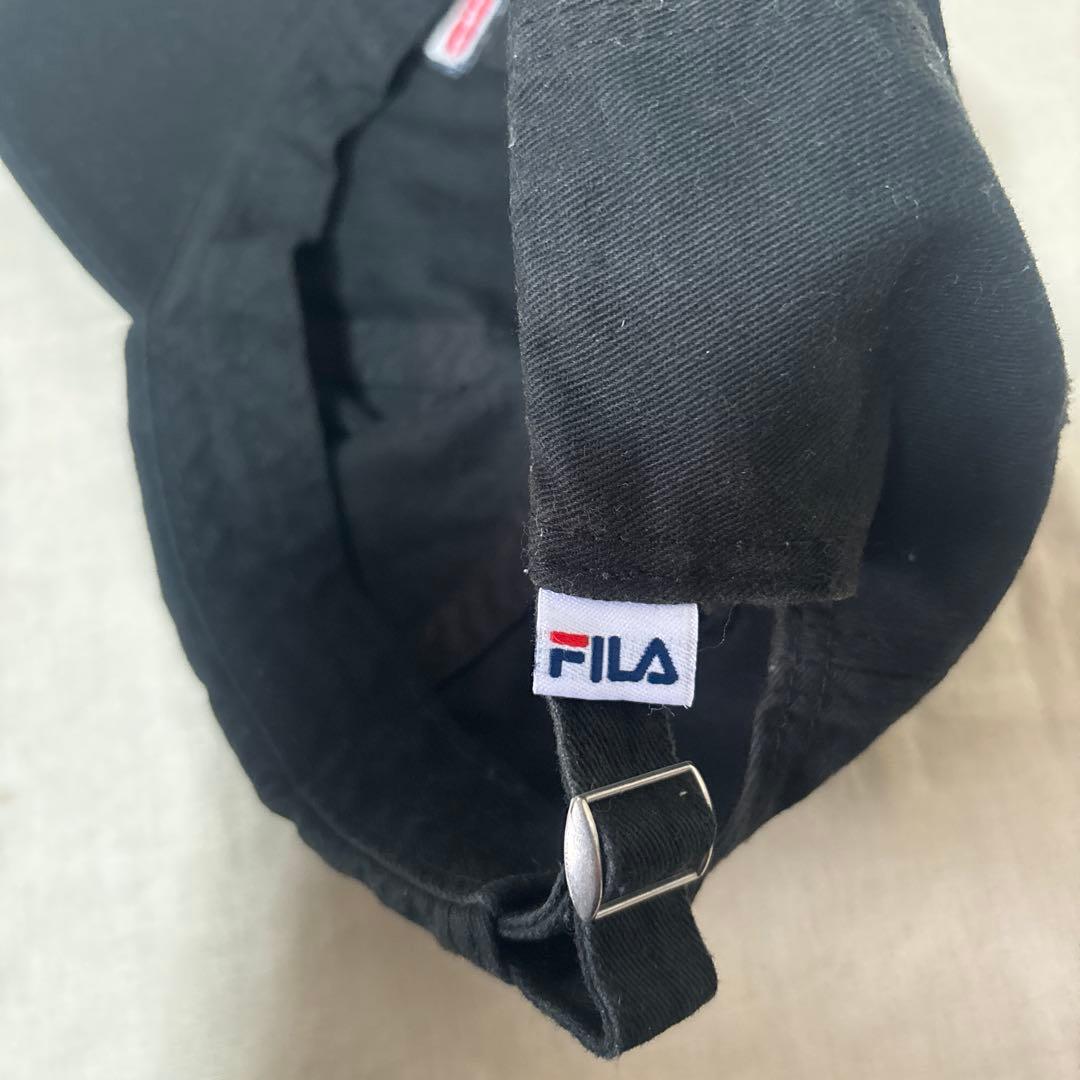 FILA ブラック キャップ フリーサイズ、57〜59cm — image 2
