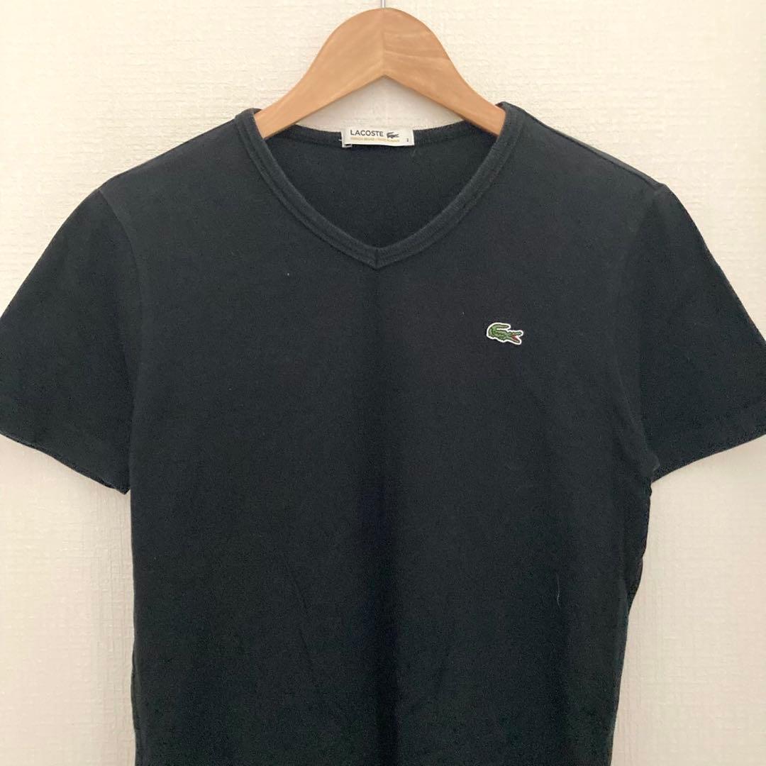 ラコステ　ワンポイント　アニマル　ワニ　ロゴ　Tシャツ　半袖　ブラック　日本製 — image 5