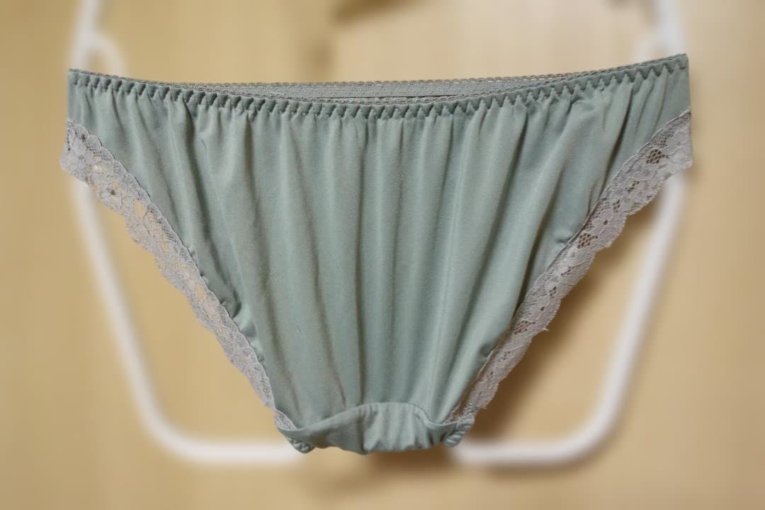 レースショーツ セージグリーン Mサイズ 難あり — image 2