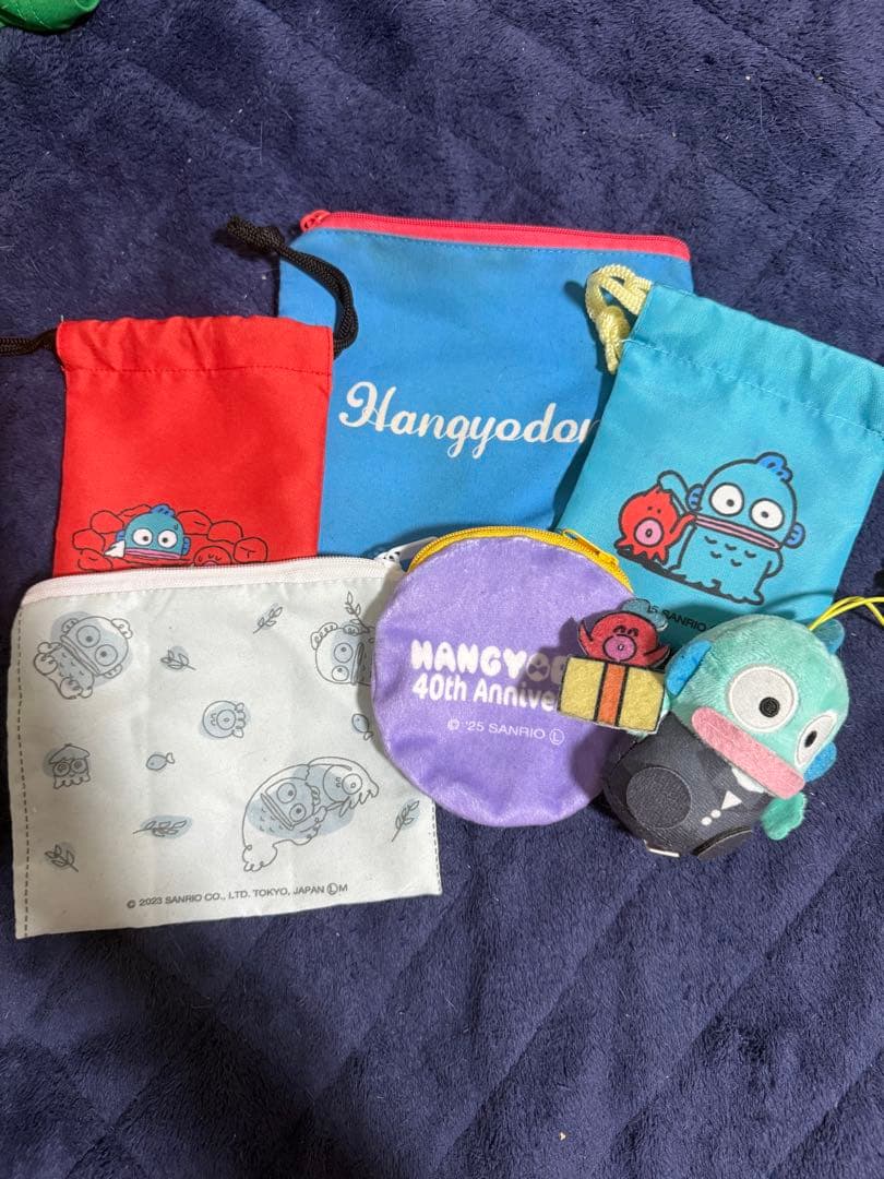 ハンギョドン ポーチ 巾着 ぬいぐるみ セット — image 2
