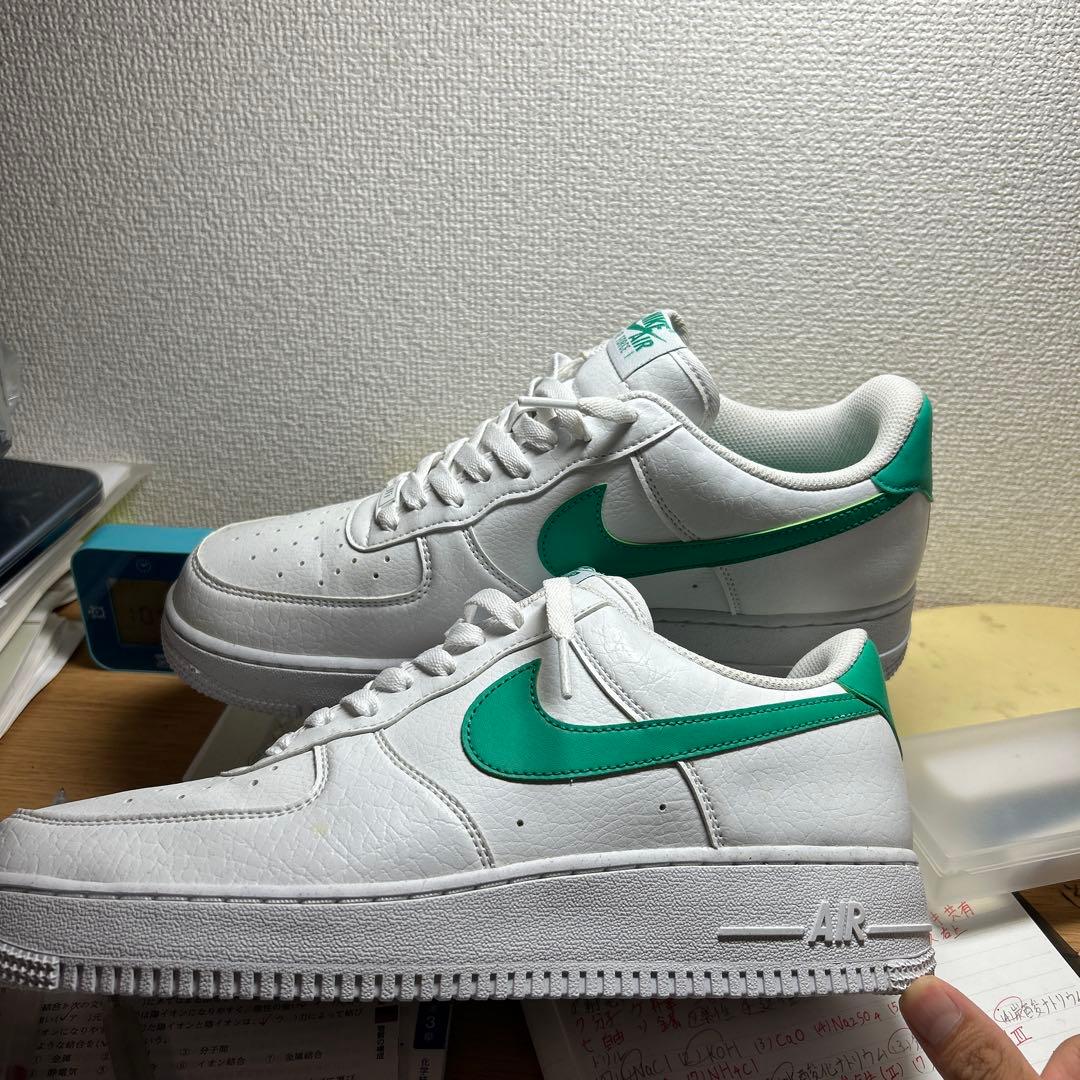 NIKE Air Force 1 ホワイト グリーン28.5 — image 2