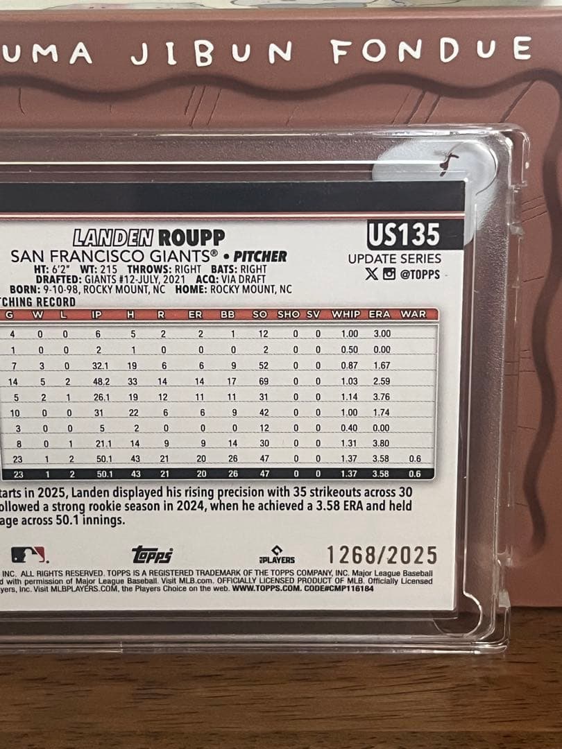 topps LANDEN ROUPP 1268/2025 — image 2