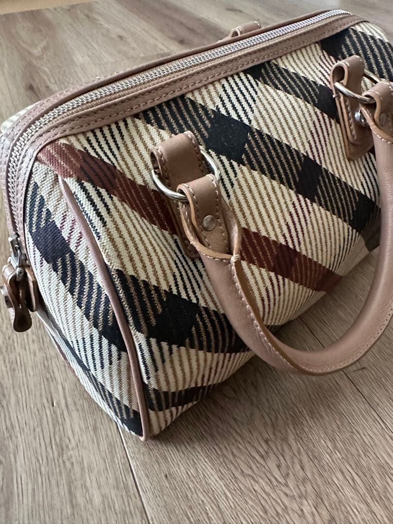 超美品！DAKS ダックス　ハンドバッグ　チェック　ミニボストン — image 3