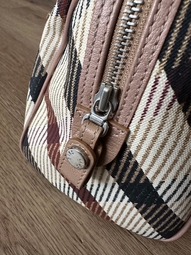 超美品！DAKS ダックス　ハンドバッグ　チェック　ミニボストン — image 4