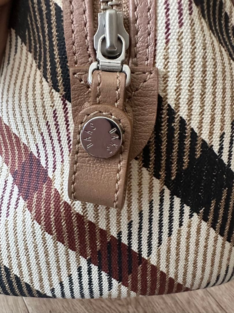 超美品！DAKS ダックス　ハンドバッグ　チェック　ミニボストン — image 5