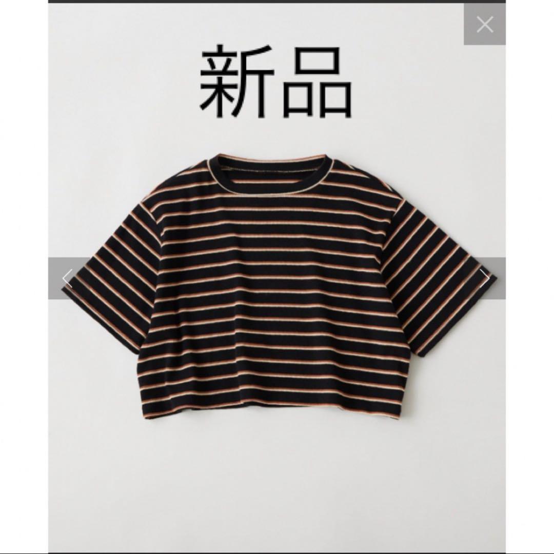 【新品】who's who gallery リブ編みボーダーTシャツ — image 2