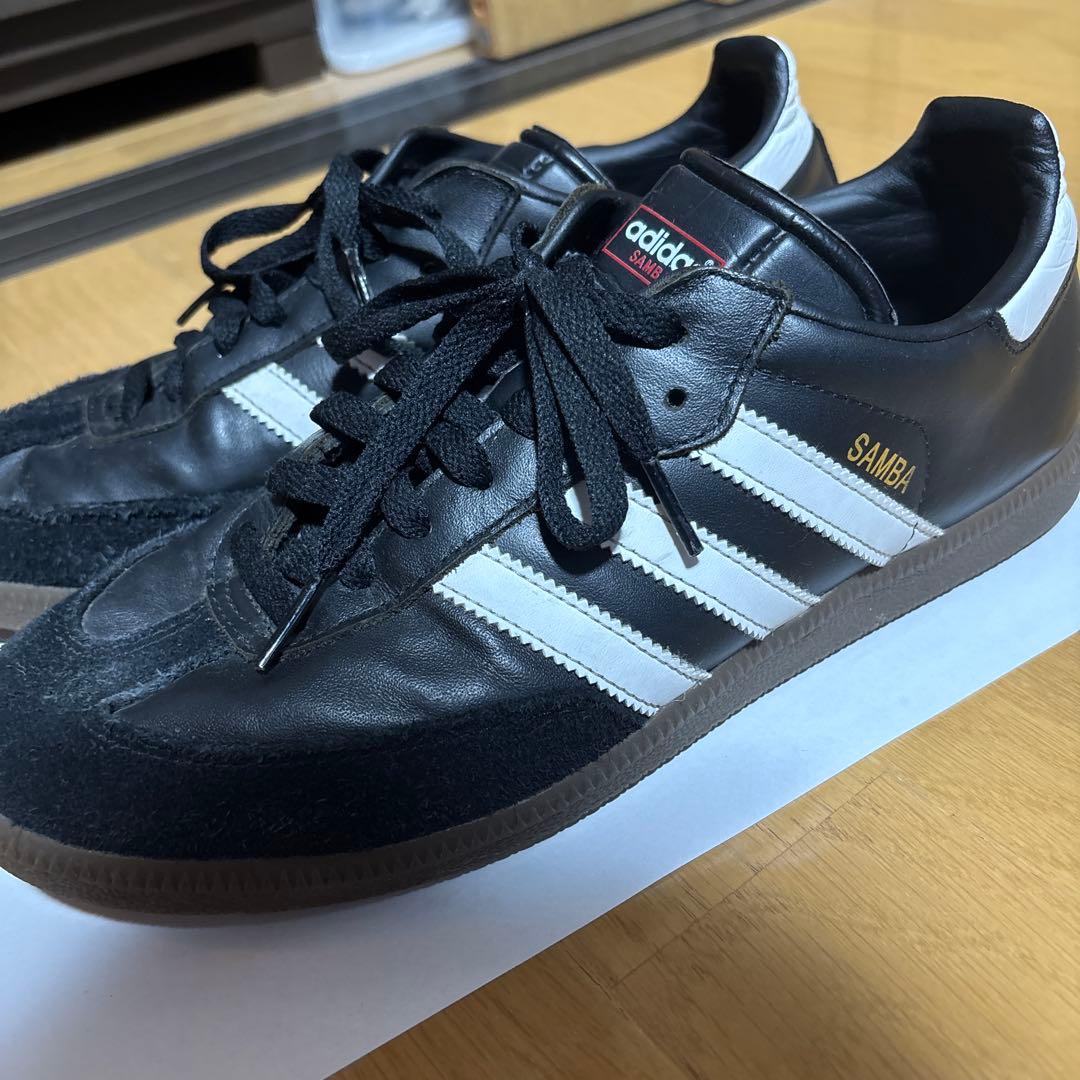 駒*り様 adidas SAMBA ブラック ホワイト スニーカー — image 4