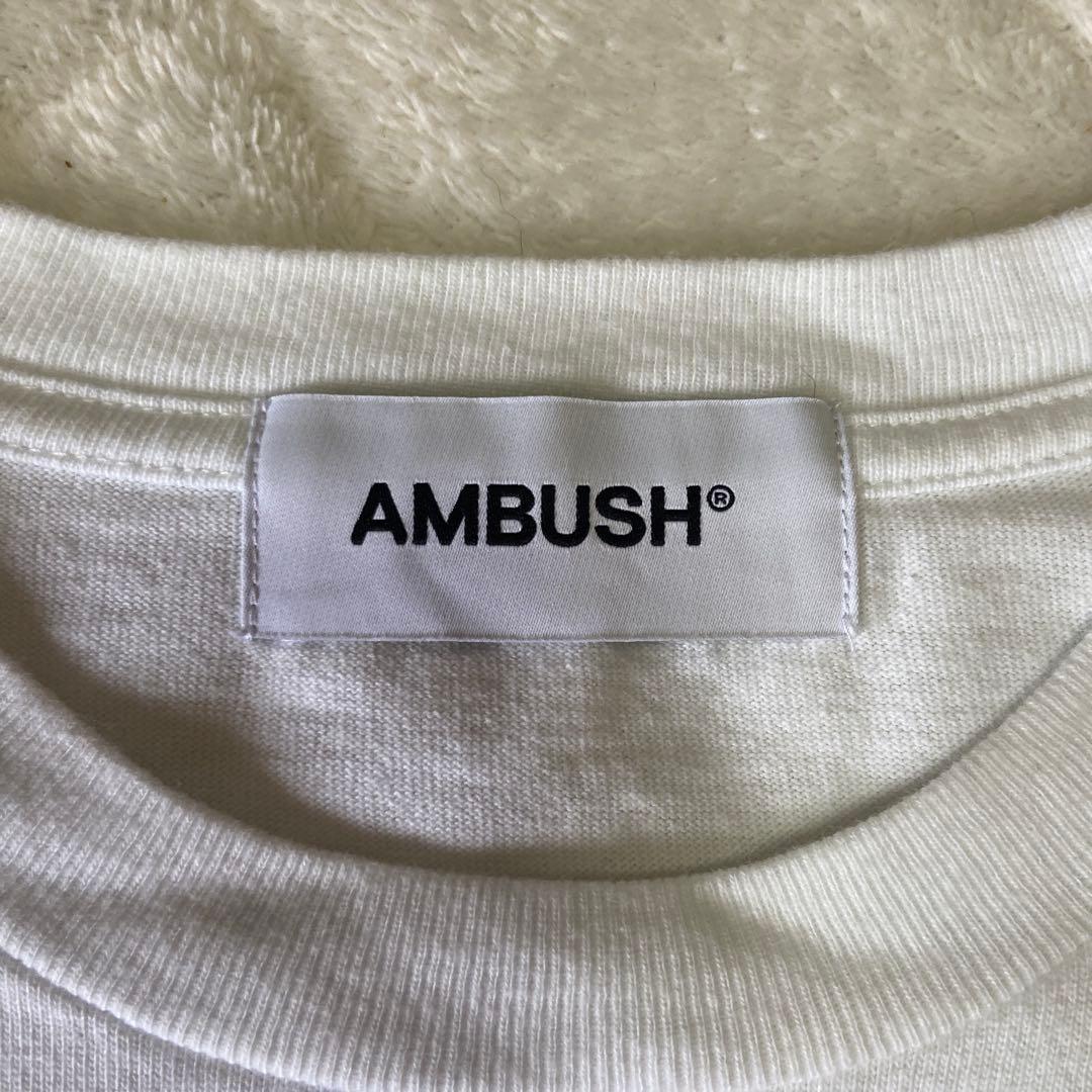 AMBUSH ロゴプリント Tシャツ ホワイト — image 3