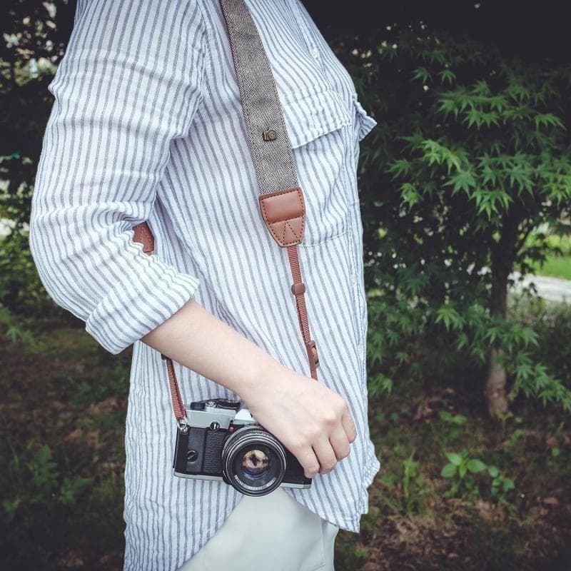 カメラストラップ ブラウン ショルダーストラップ 一眼レフ 新品 — image 5