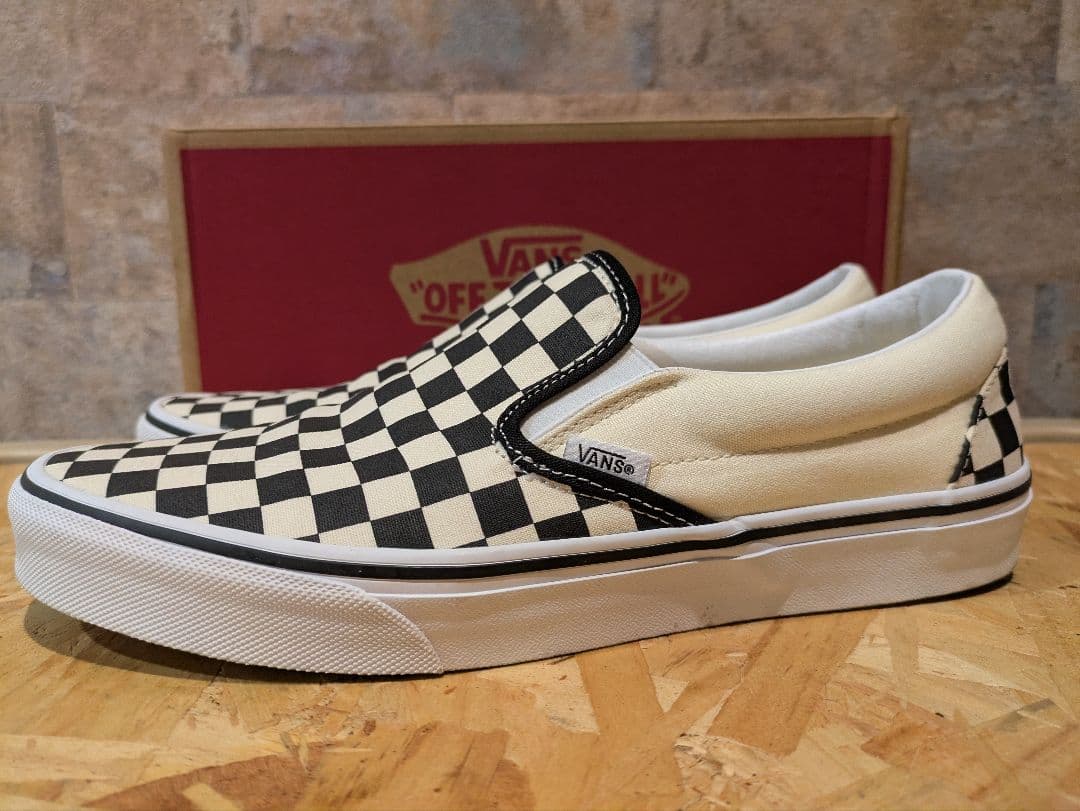 VANS US企画 スリッポン 白黒チェック柄 チェッカー柄 28.5cm — image 5