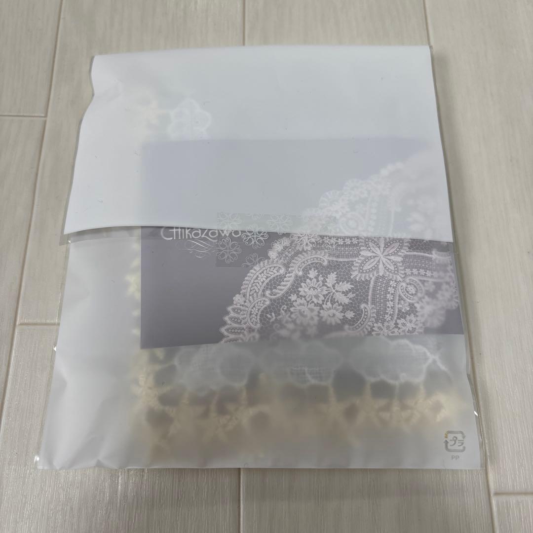 近沢レースタオルハンカチ 夢喰いバク　グレー　新品未開封 — image 3