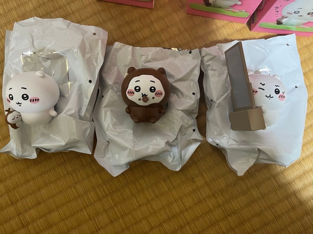 ちいかわだらけフィギュア　3種　ちいかぶ　チョコの沼　拾魔 — image 2