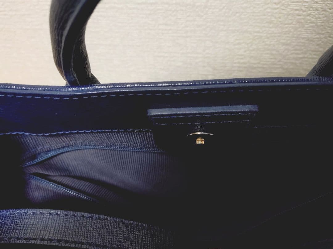 FURLA ハンドバッグ ショルダーバッグ ネイビー — image 5