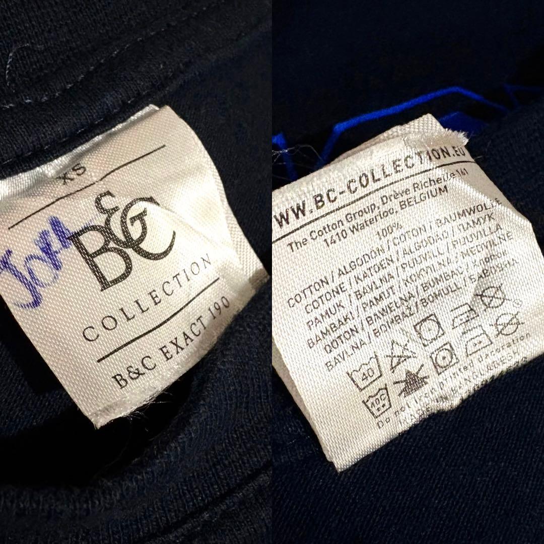B&C COLLECTION PUTSE K.C. Tシャツ 紺 XS — image 5
