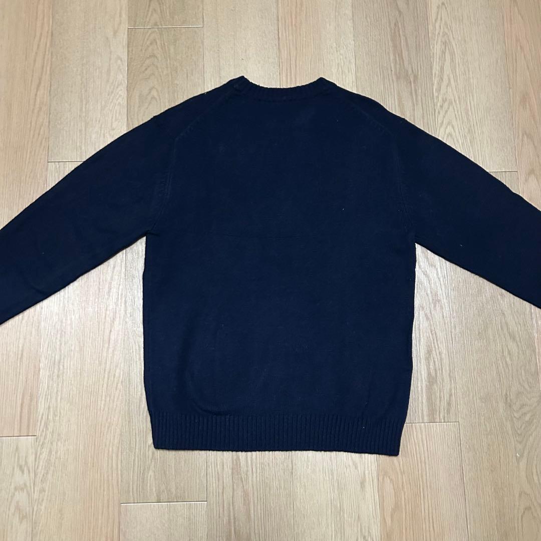 【SALE 美品 限定 傷汚れなし】GU ネイビー ニットセーター L — image 2